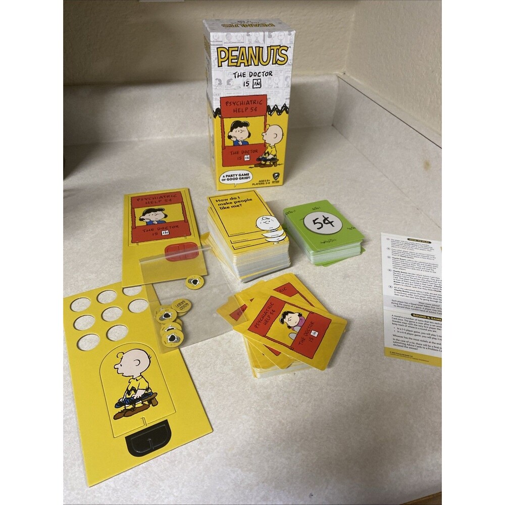 Peanuts: The Doctor Is In | A Party Game of Good Grief! Complete / Charlie Brown